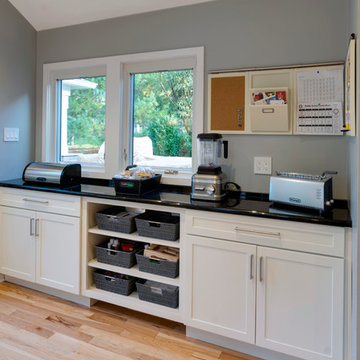 White and Grey Transitional Kitchen