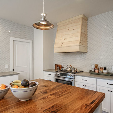 White Modern Farmhouse in Coastal Rhode Island