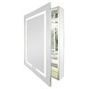 24"x32" Kent Tall Medicine Cabinet With LED Lighting and Defogger, Left Swing