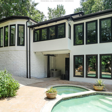 New Black Windows in Terrific Home - Renewal by Andresen Georgia