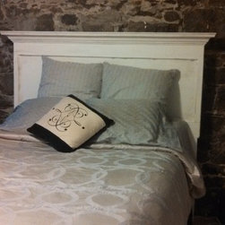 1 panel queen size vintage door headboard - Headboards