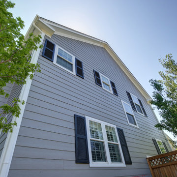 Partial Siding Replacement | Full House Painted