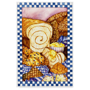 "Cooking Breads, Muffins & Rolls" by Sher Sester, Canvas Art, 12"x19"