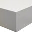 Chicago Wall Mounted Floating Chunky Shelf, White, 100 cm