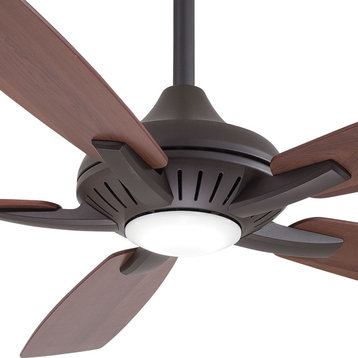 Minka Aire Dyno 52 in. 5-Blade LED Indoor Ceiling Fan, Oil Rubbed Bronze