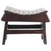 NOVICA Great Arch And Wood Decorative Stool