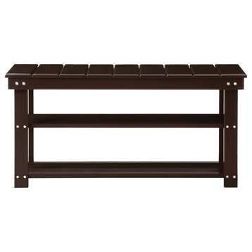 Oxford Utility Mudroom Bench With Shelves