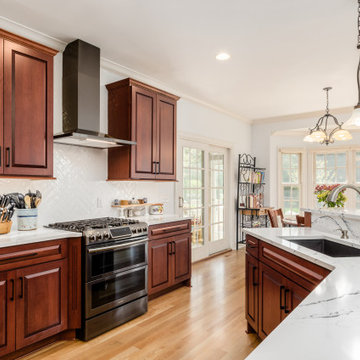 Traditional Kitchen Remodel Done in the Bozeman Door
