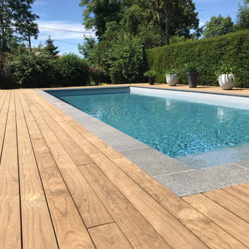 Le contour de piscine Kebony® Terre 2 Creation