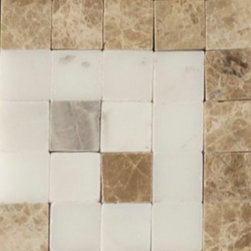 White Carrara, Viburnum, Gris - Tile