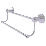 Allied Brass - Mercury 30" Double Towel Bar, Polished Chrome - Add a stylish touch to your bathroom decor with this finely crafted double towel bar.  This elegant bathroom accessory is created from the finest solid brass materials.  High quality lifetime designer finishes are hand polished to perfection.