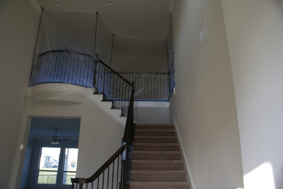 Glass tile, Engineered wood and stacked stone