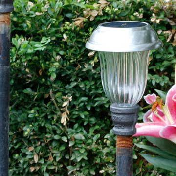 Plumbing Pipe Solar Globe Lamps