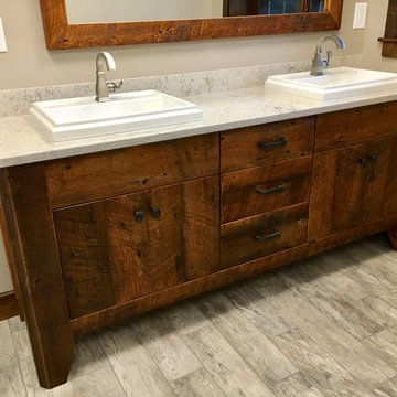 Reclaimed Wood Rustic Bathroom Vanities