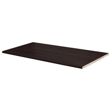 100% Solid Wood Optional Shelf for Smart or Cosmo 4-Door Wardrobes Only, Java