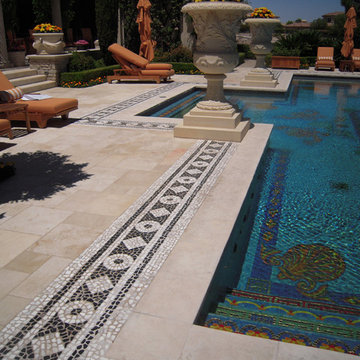PEBBLE MOSAIC and Murano Glass