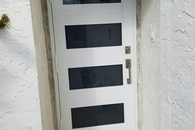 White Impact Door