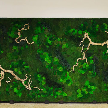 Preserved Moss Wall Art