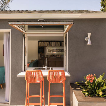 Tropical Modernism - ADU, Backyard remodel and an Addition in Burbank