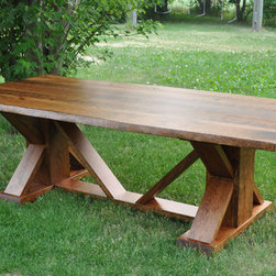 The Prairie Homestead Trestle table - Dining Tables