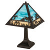 16H Camel Mission Table Lamp