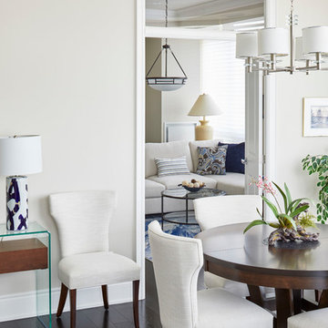 Opulent Lakeshore Condo Design: Dining Room