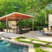 outdoor kitchen