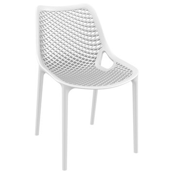 Compamia Air Dining Side Chair, Set of 2, White