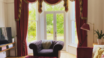 Victorian house window treatment