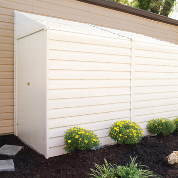 The Arrow Yardsaver Series Lean To Steel Storage Sheds