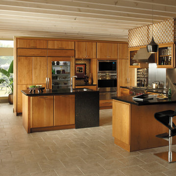 StarMark Cabinetry Kitchen in Cherry finished with Harvest