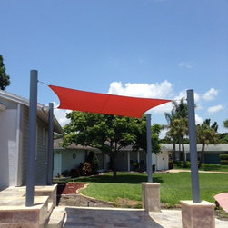 Residential Tension Shade Sails - Awnings