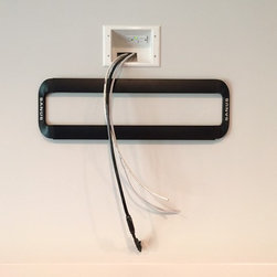 Clean power, wiring and TV mount ready - Home Electronics