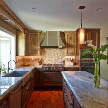 Rustic Los Gatos Kitchen