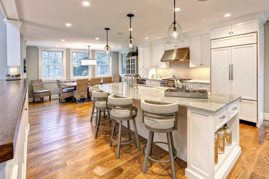 Kitchen - contemporary kitchen idea in Boston