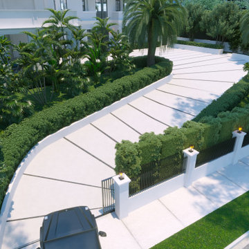 3D Concept Design for Front and Backyard