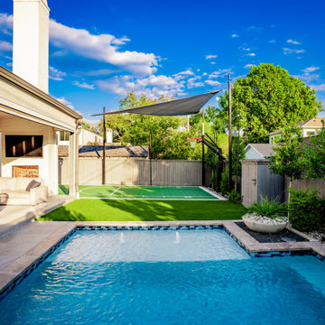 All-Season Court & Cove | North Texas Landscape Design