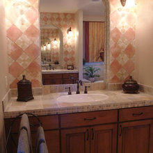 Bathroom mirrors/arches