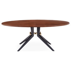 Trocadero Dining Table Midcentury Dining Tables by Jonathan