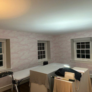 Dining Room wallpaper installation Snohomish, WA