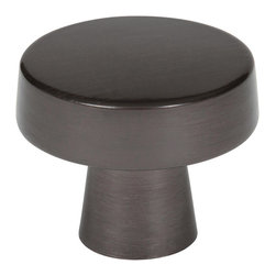 1 3/4" Oversized Knob Blackrock Gunmetal BP55272GM - Cabinet And Drawer Knobs