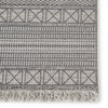 Jaipur Living Ramos Indoor/Outdoor Border Gray/Light Gray Area Rug (4'X5'7")