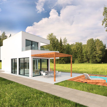 Fachada trasera vivienda K7a