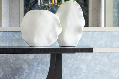 Transitional home design photo in Miami