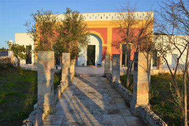 Idee per la villa rossa rustica