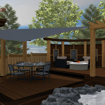 Deck Design Packages - Round Square