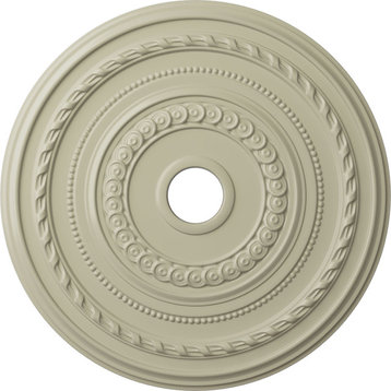 25 3/8"OD x 3 3/8"ID x 1 3/8"P Cole Ceiling Medallion, Clear Yellow