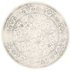 Safavieh Adirondack Adr109C Rug, Ivory/Silver, 12'0"x12'0" Square