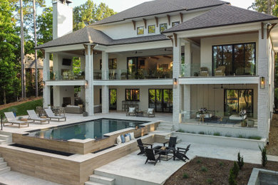 Home design - coastal home design idea in Charlotte