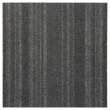 Mohawk Home Tabular Peel and Stick Carpet Tile, Pack of 15, Mist Grey, 24"x24"